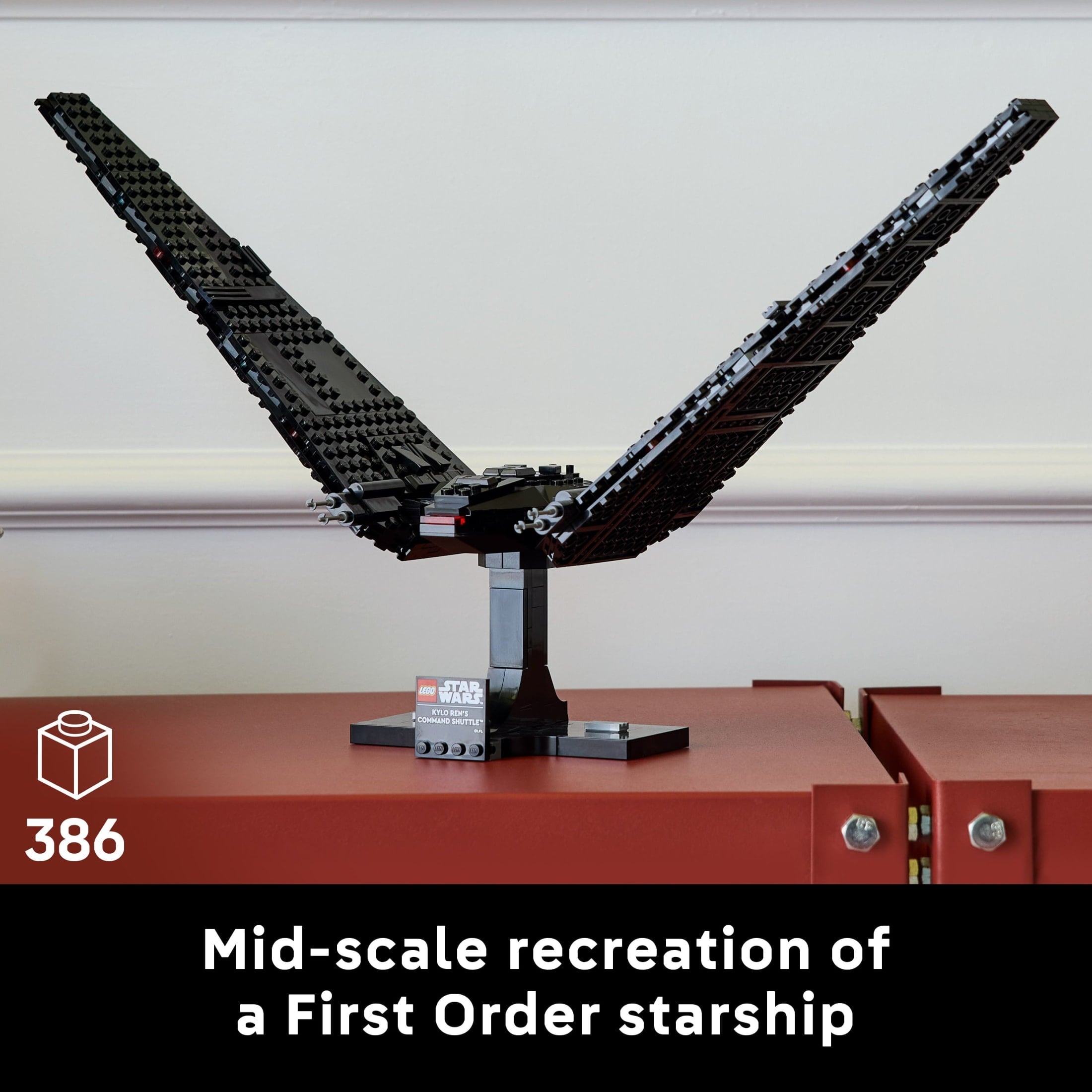 LEGO Star Wars Kylo Ren’s Command Shuttle - Model Starship Building Kit For Adults 18+ - DIY Collectible Building Set - Gift for Birthdays - 75406
